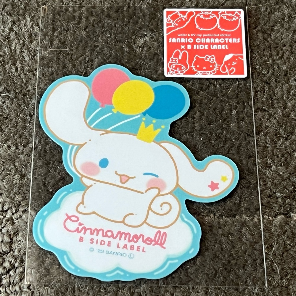 Cinnamoroll Cloud B-Side Label Sticker Water & UV Ray Protected Official Sanrio